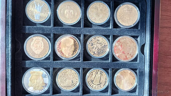 Historie Česka – luxusní sada 12 medailí - 9