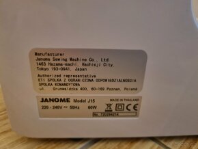 Šicí stroj Janome Juno J15 - 9