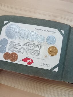 Peníze všech Zemí světa 37 Pohlednic s Mincemi z celého svět - 9