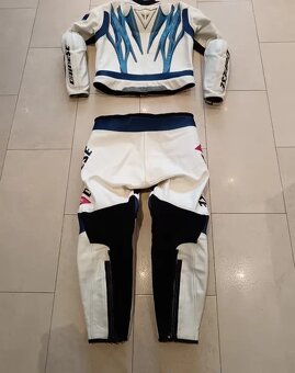 Dainese-Pánská kožená moto kombinéza, dvoudílná-klokan - 9