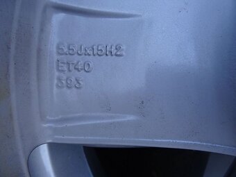 Alu disky origo Škoda, VW, 15", 5x100, ET 40, šíře 5,5J - 9