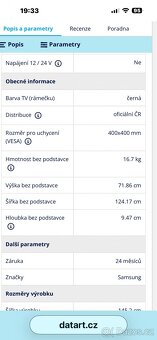 55" Samsung Prohnuta UE55MU6272 Televize prohnutá SMART LED - 9