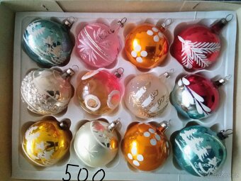 Staré vánoční ozdoby, baňky a jiné - 9