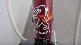 Peugeot, 1987, nádherné dámské kolo, vínová perleť - 9