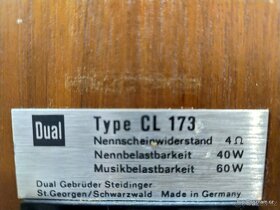Německé HiFi komponenty DUAL 1219 CV121 CL173 2x60W - 9