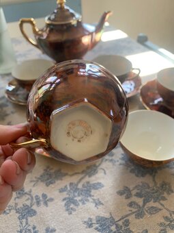 Vintage porcelánový čajový servis – Made in Czechoslovakia - 9