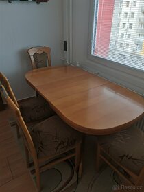 Kuchyňský stůl rozkládací + židle - 9