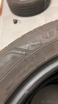4ks Letní pneu 215/55 R17, Goodyear (2ks), Hankook (2ks), 6m - 9