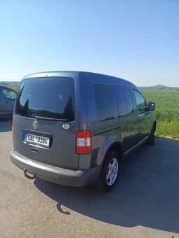 Volkswagen Caddy life 1.9tdi, tažné 2xsoupacky - 9