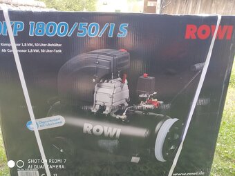 Prodám olejový Kompresor ROWI DKP 1800/50/1 S- 50 LITRŮ- 10 - 9