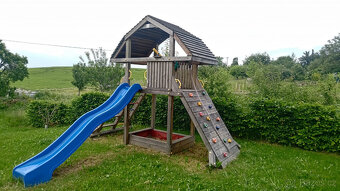 Zahradní domeček pro děti - skluzavka - 9