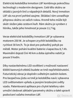Elektrokoloběžka INMOTION L8F - 9