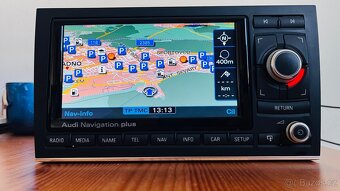 Audi Navigation Plus - RNS-E - A3, A4, TT, Exeo - LED verze - 9