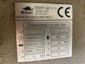 Pásová pila na kov Bomar Transverse 510.330 DGH - 9