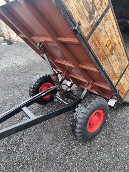 Sklopná vlečka malotraktor tk kobota iskei - 9