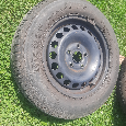 Letní kola 195/65 r15 ráfky plech 5x112 golf - 9