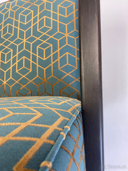 Luxusní křesla Halabala po kompletní renovaci 2ks - 9