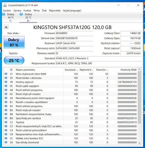 10x SSD Kingstone HyperX FURY - 120GB - 9