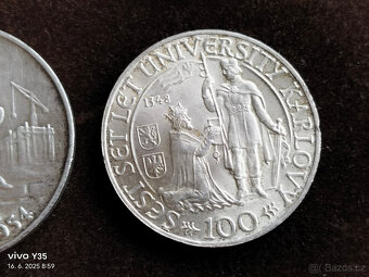 Stříbrné pamětní mince Československo - 9