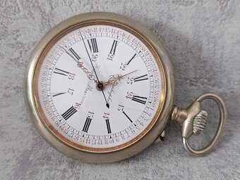 Obrovské kapesní velmi staré hodinky, 66mm, 180gramu - 9