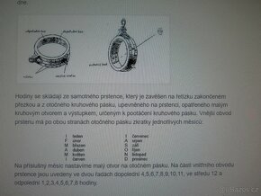 Prsten - sluneční hodiny - 9