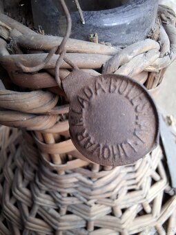 Starý opletený demižón - LIHOVAR MLADÁ BOLESLAV - 9