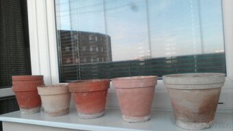 Retro obaly na květináč-plast,keramika,bam.polička,květináče - 9