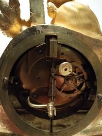 Starožitné krbové hodiny - 9