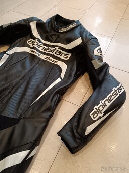 Alpinestars Motegi-Pánská kožená moto kombinéza, jednodílná - 9
