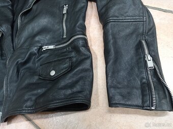 Kožený křivák Zara - M - jako nový - 9