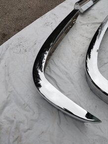 Škoda 100 110 nachromovane narazniky s vyrezom - 9