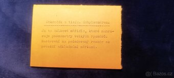 Tisícinovy úchylkoměrem Somet - 9