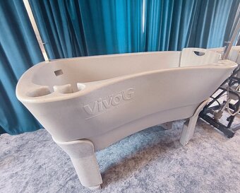 Hydraulický stříhací stůl a vana pro psy - 9