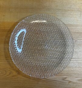 Rony Plesl skleněný talíř Bomma Bubbles velký 34cm 100% stav - 9
