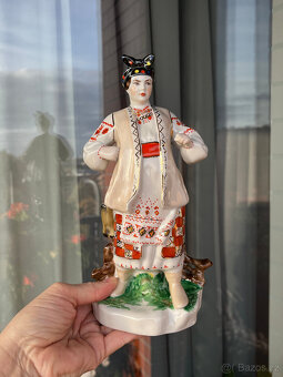 Párové sošky Karas a Odarka 24 cm, Kyjev USSR - 9