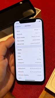 Prodám modrý  iPhone 12 mini 64GB top stav - 9