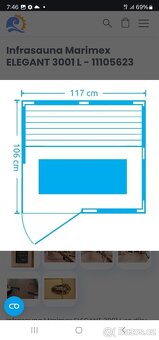 Infrasauna Marimex ELEGANT 3001L 117x106 - 9