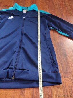 Adidas tréninková mikina / bunda na zip (vel. XL) – výborný - 9