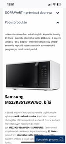 Mikrovlnná trouba Samsung - 9