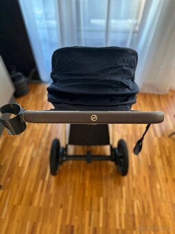 Cybex e-Priam nautical blue korba + seatpack + doplňky - 9