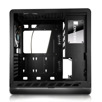 PC skříň Jonsbo UMX4 Black Window, hlíníková, RGB podsvícení - 9