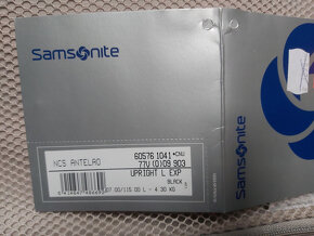 Prodám málo používaný velký textilní černý kufr Samsonite - 9