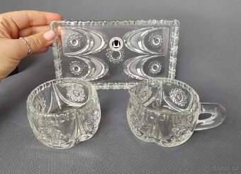 Okouzlující sada broušeného skla Original Walther Glas (1960 - 9