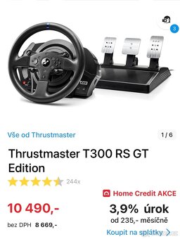 Prodej simracing setu: Playseat Evolution + Thrustmaster T30 - 9