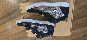 Holčičí kotníkové sneakersy Top Easy celokožené Pom d'Api - 9