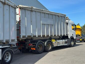 Scania R450 6x4 XT + Vlek Hüfferman / Nosič kontejnerů - 9