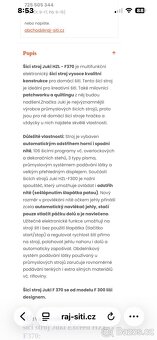 šicí stroj Juki HZL -F 370 - 9