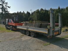 Vlek Sleva podvalnik tandem nájezdy nápravy SAF - 9