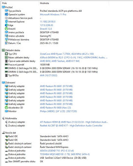 Herní PC-Ryzen 7 2700X,16Gb DDR4,RX6600,Wifi,Win11,Záruka - 9