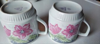 Retro sběratelské hrnky Royal Dux Bohemia Czechoslovakia - 9